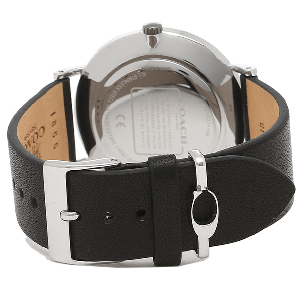 Coach Perry White Dial Black Leather Strap Watch for Women - 14503115 Buy Now By Coach