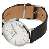 Coach Perry White Dial Black Leather Strap Watch for Women - 14503115 Buy Now By Coach