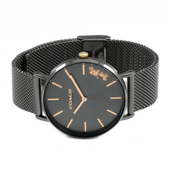 Coach Perry Grey Dial Grey Mesh Bracelet Watch for Women - 14503127 Buy Now By Coach