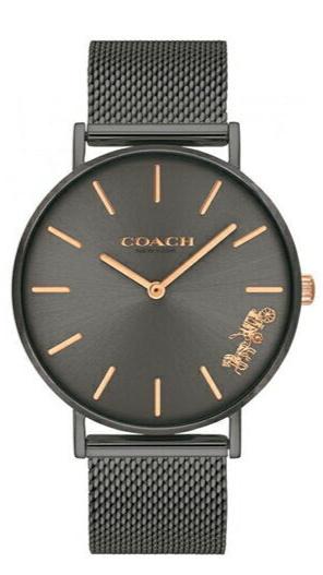 Coach Perry Grey Dial Grey Mesh Bracelet Watch for Women - 14503127 Buy Now By Coach