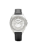 Coach Boyfriend Silver Dial Black Leather Strap Watch for Women - 14503152 Buy Now By Coach