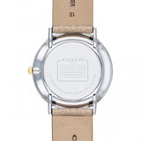 Coach Perry White Dial Beige Leather Strap Watch for Women - 14503157 Buy Now By Coach