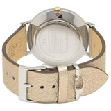 Coach Perry White Dial Beige Leather Strap Watch for Women - 14503157 Buy Now By Coach