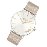 Coach Perry White Dial Beige Leather Strap Watch for Women - 14503157 Buy Now By Coach