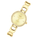 Coach Park Diamonds Gold Dial Gold Steel Strap Watch for Women - 14503171 Buy Now By Coach