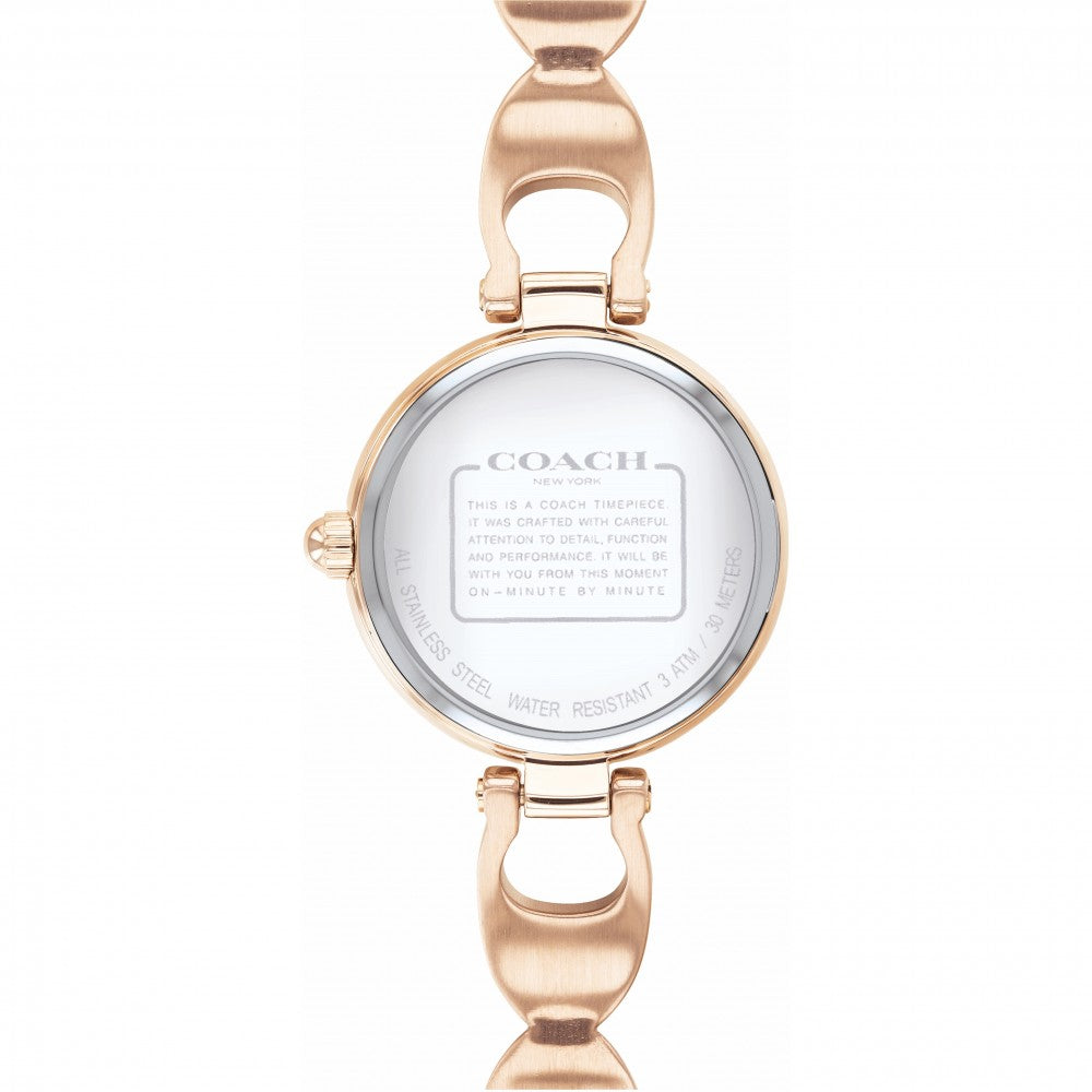Coach Park Signature Rose Gold Dial Rose Gold Steel Strap Watch for Women - 14503172 Buy Now By Coach