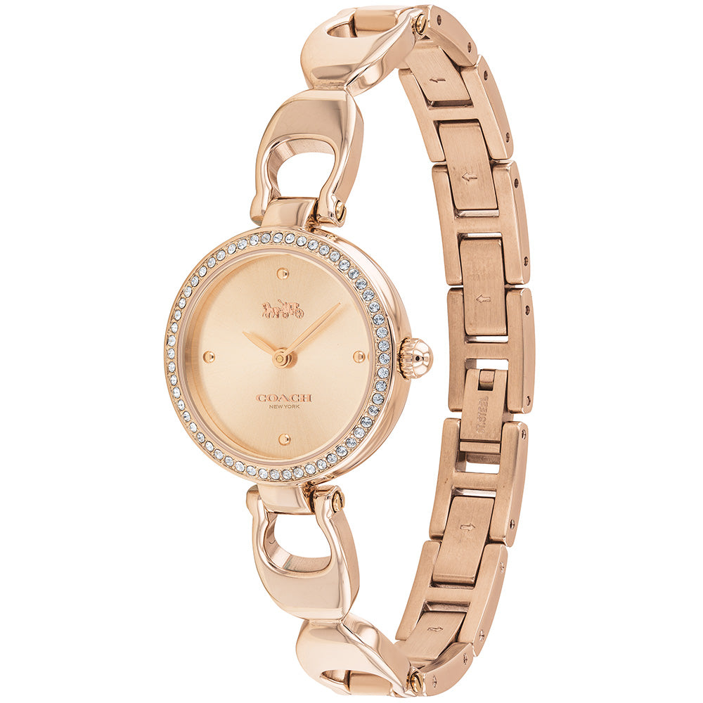Coach Park Signature Rose Gold Dial Rose Gold Steel Strap Watch for Women - 14503172 Buy Now By Coach