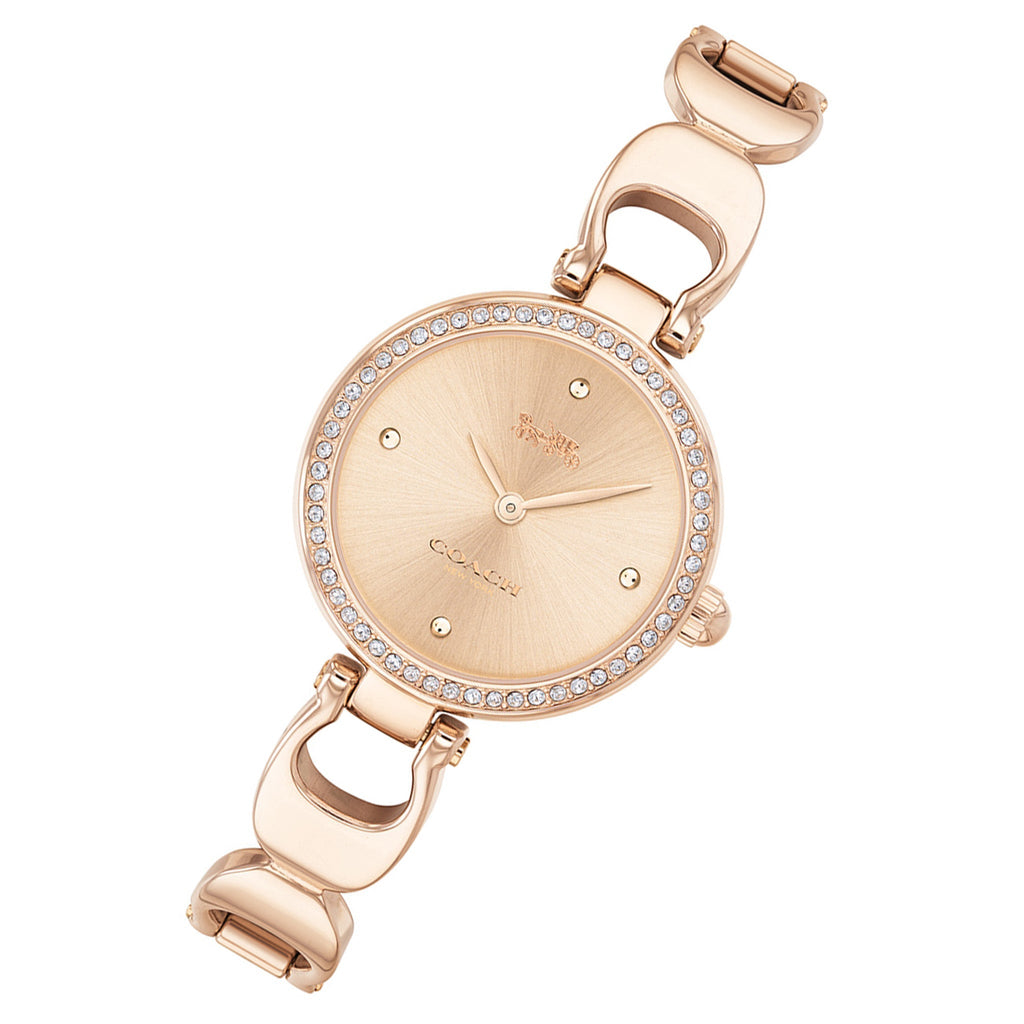 Coach Park Signature Rose Gold Dial Rose Gold Steel Strap Watch for Women - 14503172 Buy Now By Coach