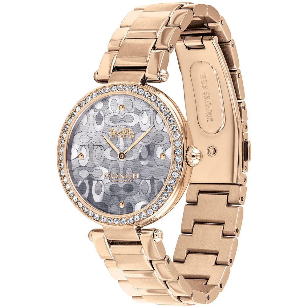 Coach Park Crystal Dial Rose Gold Steel Strap Watch for Women - 14503226 Buy Now By Coach