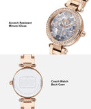 Coach Park Crystal Dial Rose Gold Steel Strap Watch for Women - 14503226 Buy Now By Coach