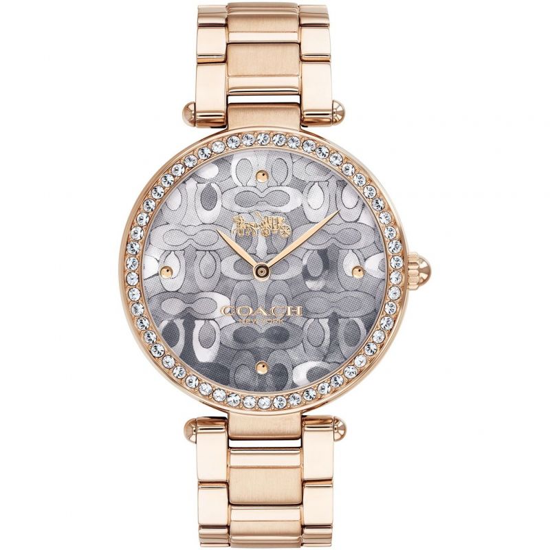 Coach Park Crystal Dial Rose Gold Steel Strap Watch for Women - 14503226 Buy Now By Coach