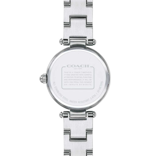Coach Park Mother of Pearl Blue Dial Silver Steel Strap Watch for Women - 14503224 Buy Now By Coach