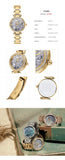 Coach Park Blue Dial Gold Steel Strap Watch for Women - 14503225 Buy Now By Coach