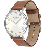 Coach Perry White Dial Brown Leather Strap Watch for Women - 14503242 Buy Now By Coach