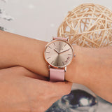 Coach Perry Rose Gold Dial Pink Leather Strap Watch for Women - 14503332-C Buy Now By Coach