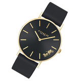 Coach Perry Black Dial Black Leather Strap Watch for Women - 14503333-C Buy Now By Coach