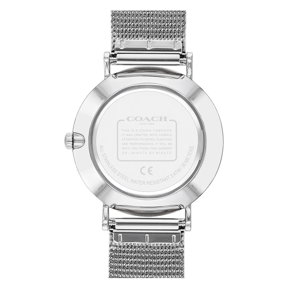Coach Perry Silver Dial Silver Mesh Bracelet Watch for Women - 14503341 Buy Now By Coach