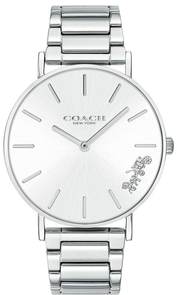 Coach Perry Silver Dial Silver Steel Strap Watch for Women - 14503344 Buy Now By Coach