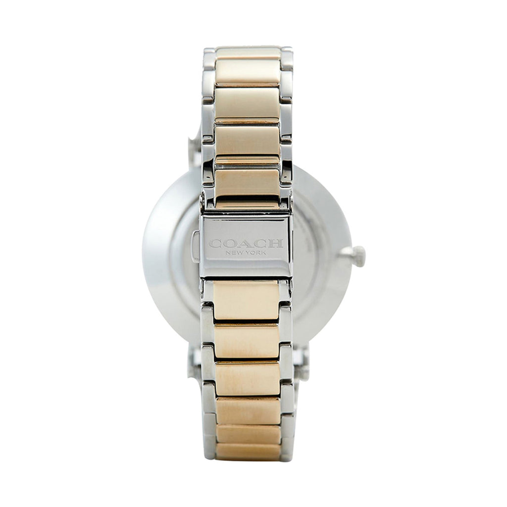Coach Perry Silver Dial Two Tone Steel Strap Watch for Women - 14503347 Buy Now By Coach