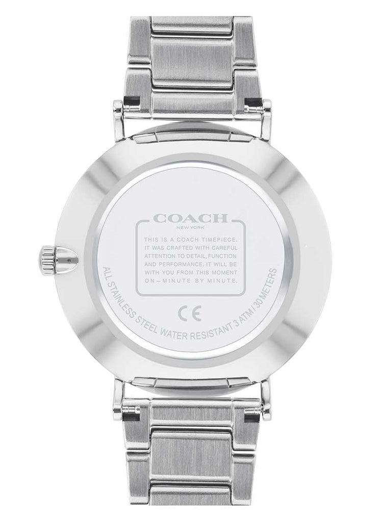 Coach Perry Silver Dial Two Tone Steel Strap Watch for Women - 14503347 Buy Now By Coach