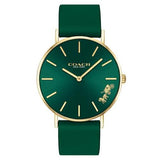 Coach Green Dial Green Leather Strap Watch for Women - 14503383 Buy Now By Coach