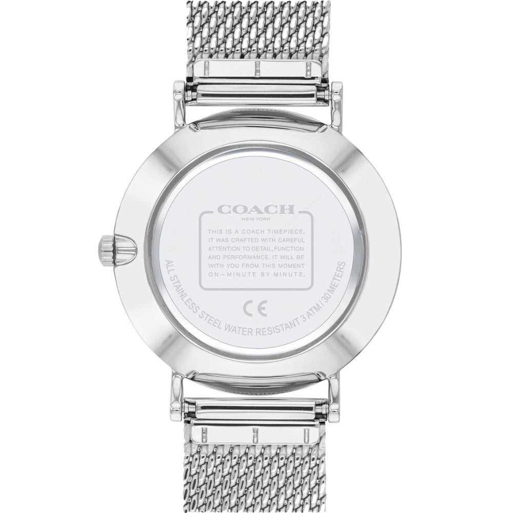 Coach Perry Quartz Silver Dial Silver Mesh Bracelet Watch for Women - 14503384 Buy Now By Coach