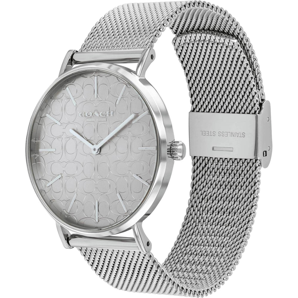 Coach Perry Quartz Silver Dial Silver Mesh Bracelet Watch for Women - 14503384 Buy Now By Coach