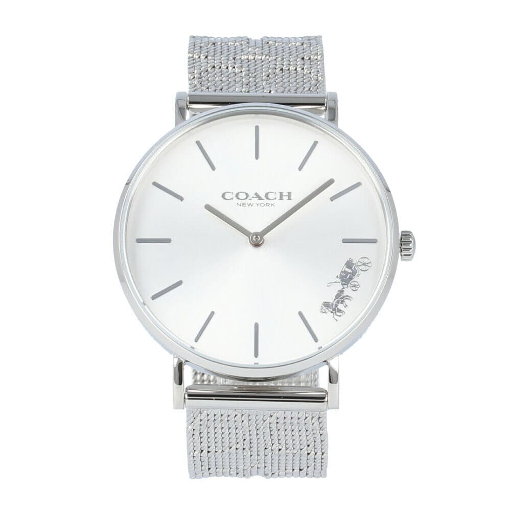 Coach Perry Silver Dial Silver Mesh Bracelet Watch for Women - 14503341 Buy Now By Coach