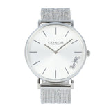 Coach Perry Silver Dial Silver Mesh Bracelet Watch for Women - 14503341 Buy Now By Coach
