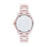 Coach Preston Pink Dial Pink Steel Strap Watch for Women - 14503465 Buy Now By Coach