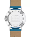 Coach Perry Coffee Dial Blue Leather Strap Watch for Women - 14503475 Buy Now By Coach