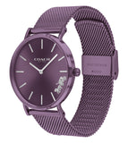 Coach Perry Purple Dial Purple Mesh Bracelet Watch for Women - 14503484 Buy Now By Coach