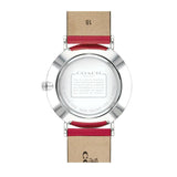Coach Perry Silver Dial Red Leather Strap Watch for Women - 14503515 Buy Now By Coach