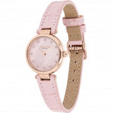 Coach Hayley Mother of Pearl Pink Dial Pink Leather Strap Watch for Women - 14503537 Buy Now By Coach