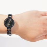 Coach Park Swarovski Crystals Black Dial Black Steel Strap Watch for Women - 14503564 Buy Now By Coach