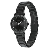 Coach Perry Black Ion Plated Dial Black Steel Strap Watch for Women - 14503641 Buy Now By Coach