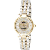 Coach Park Silver Dial Two Tone Steel Strap Watch for Women - 14503642 Buy Now By Coach