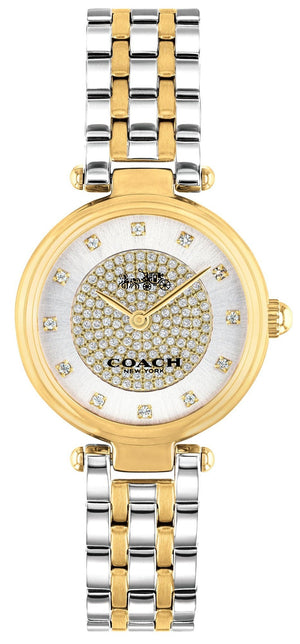 Coach Park Silver Dial Two Tone Steel Strap Watch for Women - 14503643 Buy Now By Coach