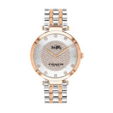 Coach Park Silver Dial Two Tone Steel Strap Watch for Women - 14503642 Buy Now By Coach