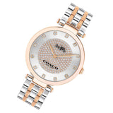 Coach Park Silver Dial Two Tone Steel Strap Watch for Women - 14503644 Buy Now By Coach