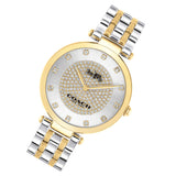 Coach Park Silver Dial Two Tone Steel Strap Watch for Women - 14503645 Buy Now By Coach