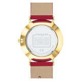 Coach Perry Red Dial Red Leather Strap Watch for Women - 14503722 Buy Now By Coach