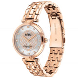 Coach Park Silver Dial Rose Gold Steel Strap Watch for Women - 14503735 Buy Now By Coach