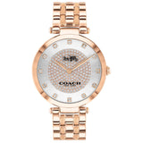 Coach Park Silver Dial Rose Gold Steel Strap Watch for Women - 14503735 Buy Now By Coach