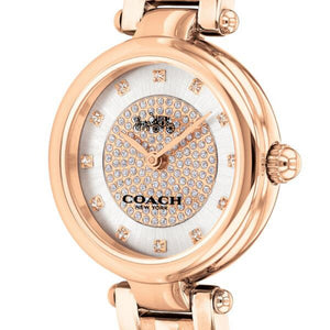 Coach Park Silver Dial Rose Gold Steel Strap Watch for Women - 14503736 Buy Now By Coach