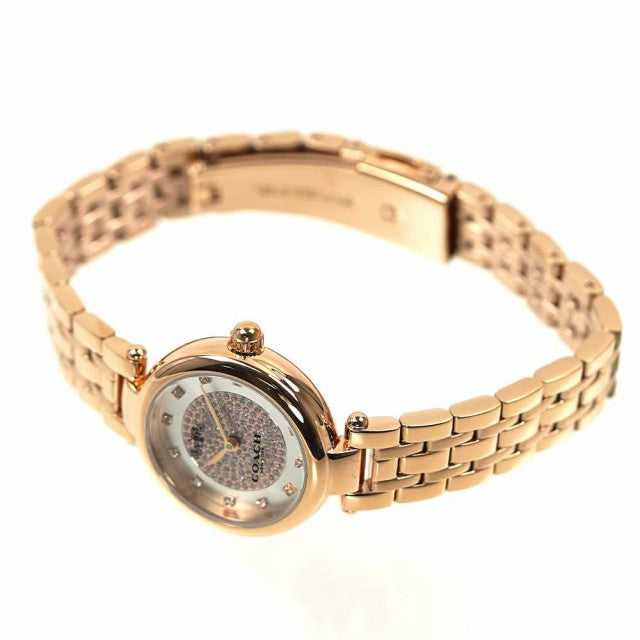 Coach Park Silver Dial Rose Gold Steel Strap Watch for Women - 14503736 Buy Now By Coach