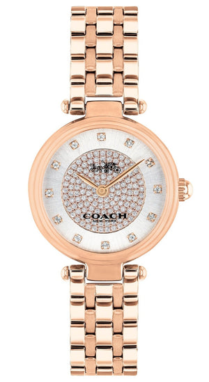 Coach Park Silver Dial Rose Gold Steel Strap Watch for Women - 14503735 Buy Now By Coach