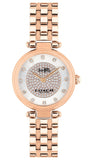 Coach Park Silver Dial Rose Gold Steel Strap Watch for Women - 14503735 Buy Now By Coach
