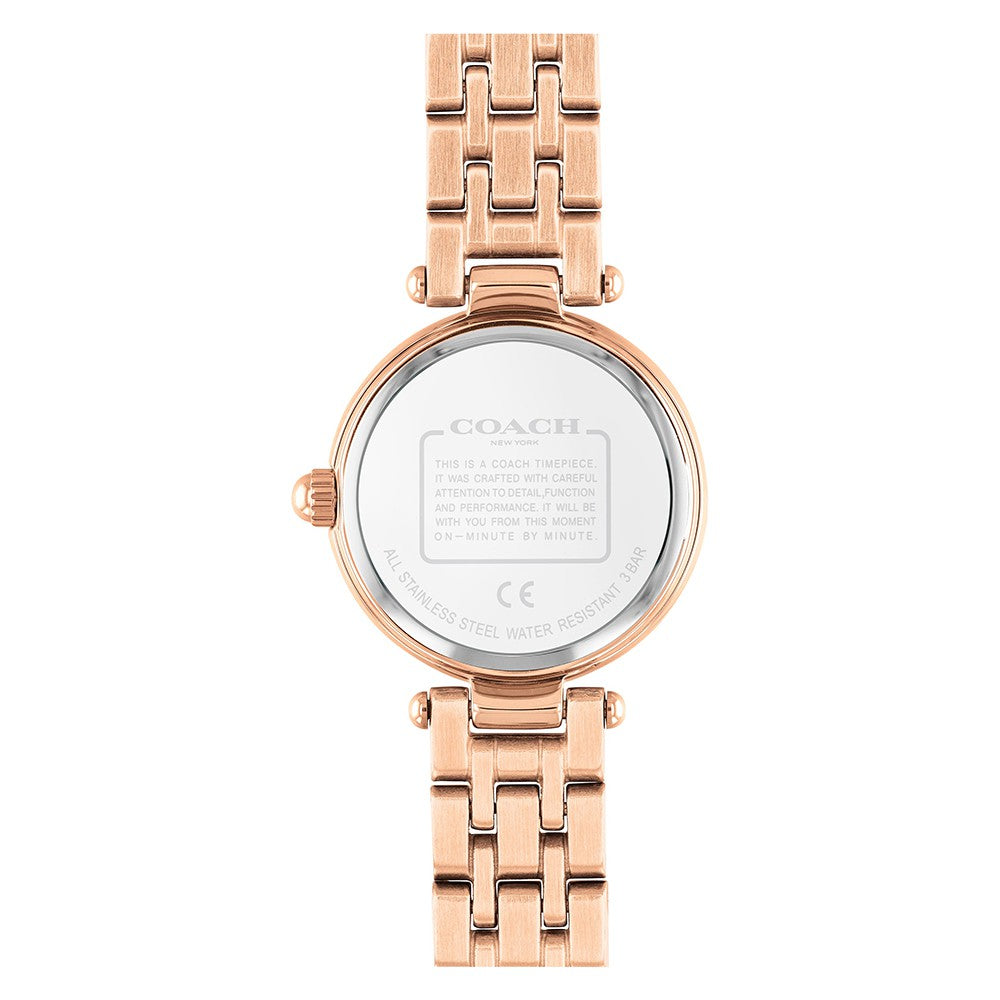Coach Park Silver Dial Rose Gold Steel Strap Watch for Women - 14503735 Buy Now By Coach