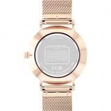 Coach Perry White Rose Gold Mesh Bracelet Watch for Women - 14503126 Buy Now By Coach
